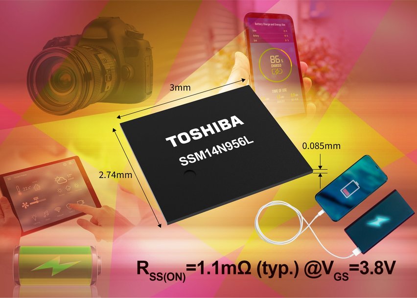 Toshiba lance un minuscule MOSFET à canal N à drain commun